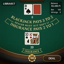 LibraBet - Blackjack Table Game - Online Casino