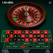 LibraBet - Roulette Table Game - Online Casino